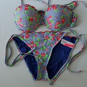 M Betsey Johnson Bikini Set